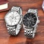 Gold Black L_Top Brand Luxury Men's Watches Movement Quartz Watch Men Waterproof Business Fashion Cl
