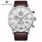 Silver White L_Top Brand Luxury Men's Watches Movement Quartz Watch Men Waterproof Business Fashion 