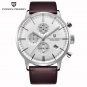 Silver White L_Top Brand Luxury Men's Watches Movement Quartz Watch Men Waterproof Business Fashion 