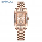 Rose_Women Watches Luxury Rhinestone Elegant Wristwatch Quartz Watch For Girl Ladies Clock   Feminin
