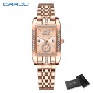 Rose box_Women Watches Luxury Rhinestone Elegant Wristwatch Quartz Watch For Girl Ladies Clock   Fem