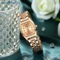 Rose box_Women Watches Creative Steel Dress Bracelet Wristwatches Ladies Square Waterproof Female