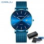 blue silver BOX_Luxury Woman Bracelet Watch Women Casual Waterproof Quartz Ladies Dress Watches  lov