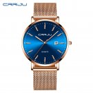 rose blue_Luxury Woman Bracelet Watch Women Casual Waterproof Quartz Ladies Dress Watches  lover Clo