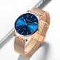 rose blue BOX_Luxury Woman Bracelet Watch Women Casual Waterproof Quartz Ladies Dress Watches  lover