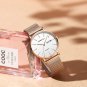 silver white_Women Casual Watch Japan Quartz Movement Waterproof Woman's Wristwatch Ladies Dress Me
