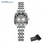 Silver box_Women Watches Luxurious Quartz  Sparkling Rhinestone Dial Dress Wristwatches for Ladies  