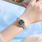 Silver box_Women Watches Luxurious Quartz Sparkling Rhinestone Dial Dress Wristwatches for Ladies
