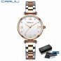 blue_Women Watch  Luxury Blue Watch for Women Casual Waterproof Quartz Ladies Stainless Steel Watch 