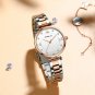 blue_Women Watch  Luxury Blue Watch for Women Casual Waterproof Quartz Ladies Stainless Steel Watch 