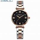 rose black_Women Watch  Luxury Blue Watch for Women Casual Waterproof Quartz Ladies Stainless Steel 
