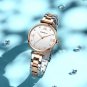 rose black_Women Watch  Luxury Blue Watch for Women Casual Waterproof Quartz Ladies Stainless Steel 