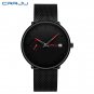 red_bayan kol saati   Mens Women Watches Luxury Sport Ultra-thin Wrist Watch Men's Casual Date Watch