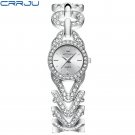 silver_Women Watches   Golden Waterproof Wrist Watch  Bracelet Stainless Steel Quartz watches  Male 