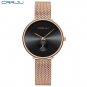 Rose Black_Women's Watches 2021 Luxury Ladies Watch Minimalist Waterproof Slim Band Watches for Wome