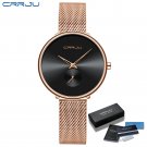 Rose Black BOX_Women's Watches 2021 Luxury Ladies Watch Minimalist Waterproof Slim Band Watches for 