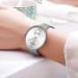 Silver White BOX_Women's Watches 2021 Luxury Ladies Watch Minimalist Waterproof Slim Band Watches fo