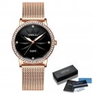black BOX_Watches for Women Luxury Diamond Watch Ladies Dress Flower Quartz Waterproof  Wristwatch  