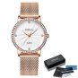 black BOX_Watches for Women Luxury Diamond Watch Ladies Dress Flower Quartz Waterproof Wristwatch