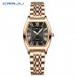Rose black_Luxury Women Bracelet Quartz Watches For Women Wristwatch Stainless Steel Watch Lady Spor