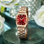 Silver black_Luxury Women Bracelet Quartz Watches For Women Wristwatch Stainless Steel Watch Lady Sp