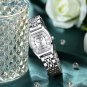 Silver black box_Luxury Women Bracelet Quartz Watches For Women Wristwatch Stainless Steel Watch Lad