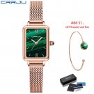 green BOX_Women Watches Casual Ladies Daily Dress Mesh Wristwatch Minimalist Popular Waterproof Quar