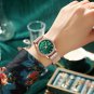 rose red_Women Watch  Luxury Diamond Watches Ladies Dress Simple Mesh Bracelet Waterproof Quartz Wat