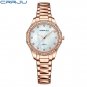 GW-BOX_Women Bracelet Watch Rose Gold Luxury Stainless Steel Wrist Watch Rhinestone Ellipse Creative
