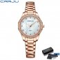 RGW-BOX_Women Bracelet Watch Rose Gold Luxury Stainless Steel Wrist Watch Rhinestone Ellipse Creativ