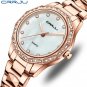 SBE-BOX_Women Bracelet Watch Rose Gold Luxury Stainless Steel Wrist Watch Rhinestone Ellipse Creativ