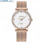 white_Women Watches   Diamond Quartz Waterproof Ladies Wristwatch   Feminino