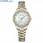 Rose box_Women Watch Luxury Casual Quartz Waterproof Ladies Stainless Steel Blue Watch   feminino