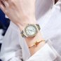 Rose box_Women Watch Luxury Casual Quartz Waterproof Ladies Stainless Steel Blue Watch   feminino