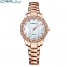 Rose_Women Watch Luxury Casual Waterproof Quartz Ladies Stainless Steel Watch   feminino