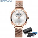 rose white BOX_Women Watch Luxury  Ladies Wristwatch Stainless Steel with Calendar Quartz Clock Rel
