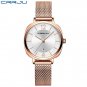silver white BOX_Women Watch Luxury Ladies Wristwatch Stainless Steel with Calendar Quartz Clock Re