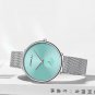 Black Blue BOX_Watches for Women Stylish Ultra Thin Women Watch Ladies Dress Wristwatch Silver Wat