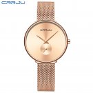 Rose Gold_Watches for Women  Stylish Ultra Thin Women Watch Ladies  Dress Wristwatch Silver Waterpro
