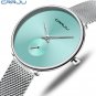 Silver White BOX_Watches for Women  Stylish Ultra Thin Women Watch Ladies  Dress Wristwatch Silver W