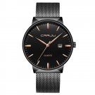 black gold_Unisex Watches Big Dial Women Wristwatches  men Brand Mesh Band Watch Ladies Dress Quartz