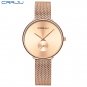 Rose Gold_Women Watch Simple Elegant Quartz Lady Waterproof Wristwatch Female Casual Watches Clock
