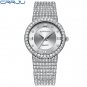2207 men_Woman Golden Watches  Ladies Luxury Diamond Dress WristWatch Female Waterproof Quartz Watch