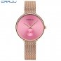 Rose Blue_watch for women Luxury Stylish Silm Watch Ladies Dress Wristwatch Minimalist Waterproof Q