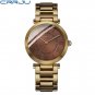 coffee_Brand Top Luxury Ladies Gold Watch Women Golden Clock Female Women Dress Rhinestone Quartz Wa