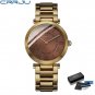 coffee box_Brand Top Luxury Ladies Gold Watch Women Golden Clock Female Women Dress Rhinestone Quart