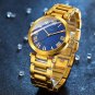 silver_Brand Top Luxury Ladies Gold Watch Women Golden Clock Female Women Dress Rhinestone Quartz Wa