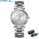 silver box_Brand Top Luxury Ladies Gold Watch Women Golden Clock Female Women Dress Rhinestone Quart