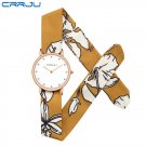 A-yellow_2017  Arrival unique Ladies Women Watch women dress watch high quality fabric watch sweet g