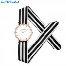 A-black white_Floral Case Movt Water Resistant Life Watch Women   Feminino   Ladies Dress Clock Fema